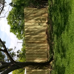completed privacy fence