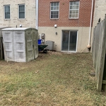 Townhouse backyard