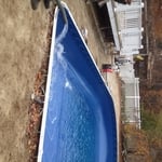 old pool out.....new pool in