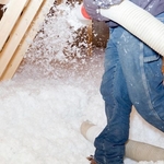 Attic Insulation Install