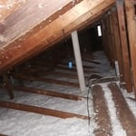 Attic Insulation Install