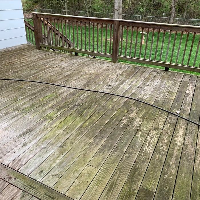 Deck Before Wash