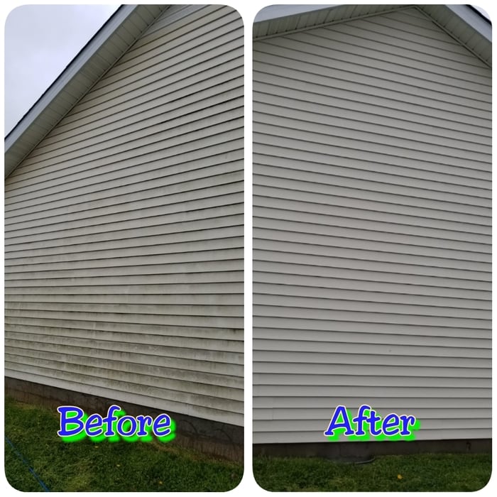 Presure Wash of the siding