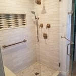 Custom glass door
