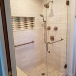 Niche for in-shower storage