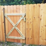 Gate Cedar Fence
