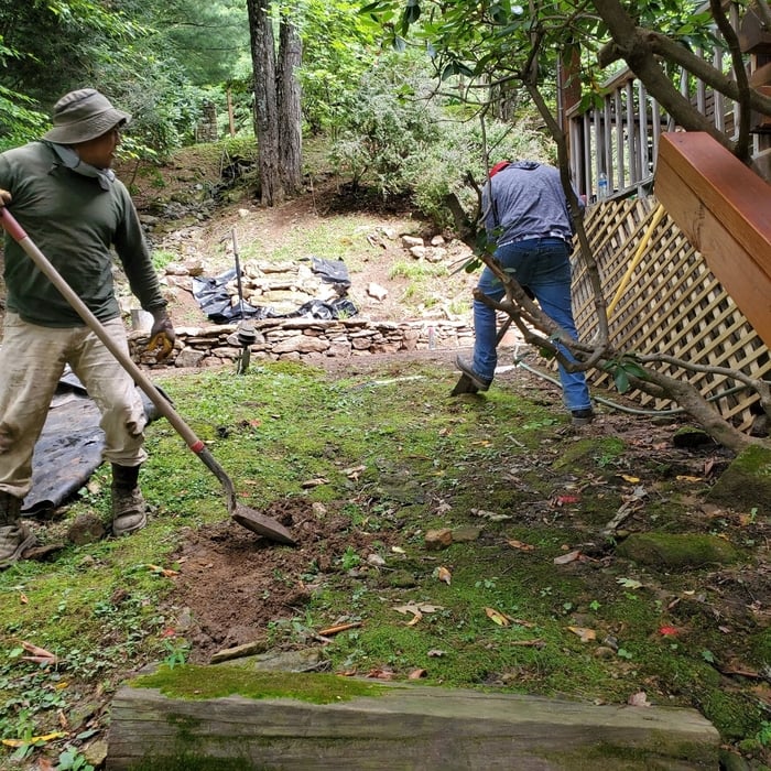 Walkway prepping