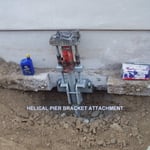 HELICAL PIER BRACKET ATTACHMENT