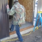 Garage Door Removed