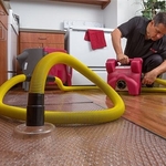 Drying process of hardwood tile