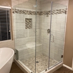frameless with a 90 degree
