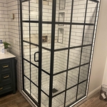 custom 90 degree shower