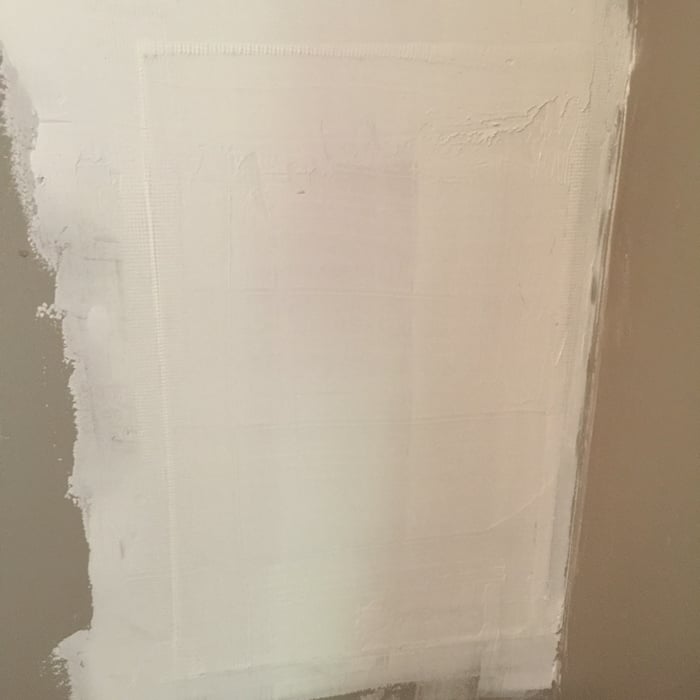 Just a small drywall patch