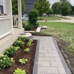 front yard renovation