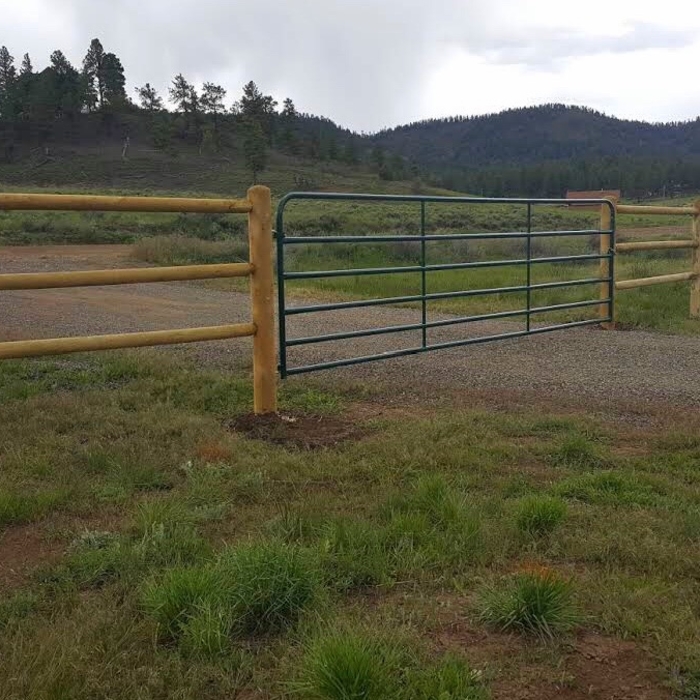 3 rail wood fence horse
