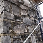 Exterior Stone Chimney