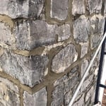 Exterior Stone Chimney