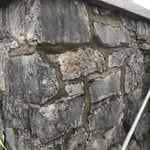 Exterior Stone Chimney