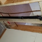 Closet side of wall