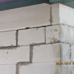 Stair step cracks exterior