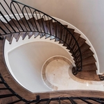 Beautiful spiral staircase