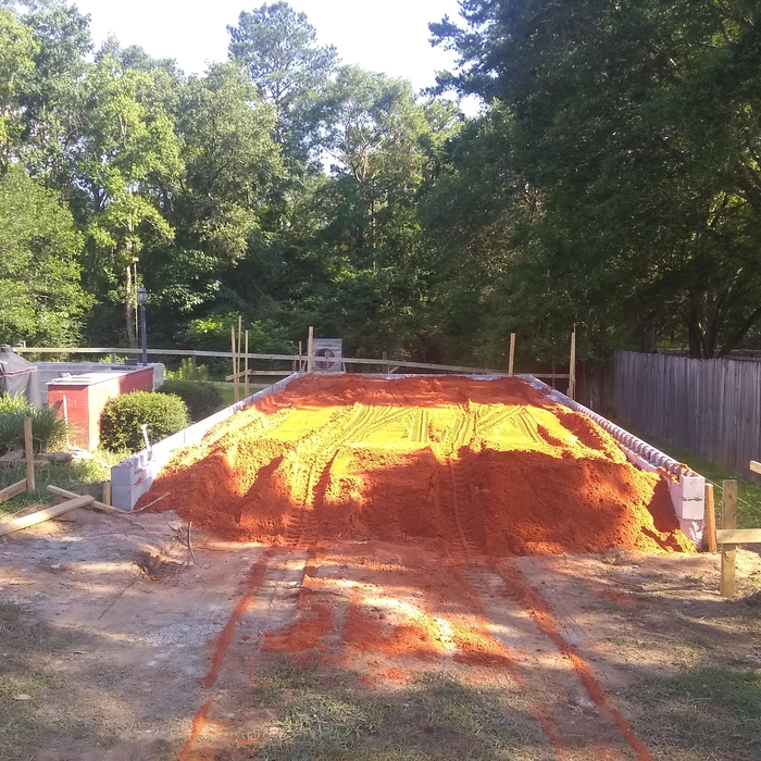 retaining wall/slab