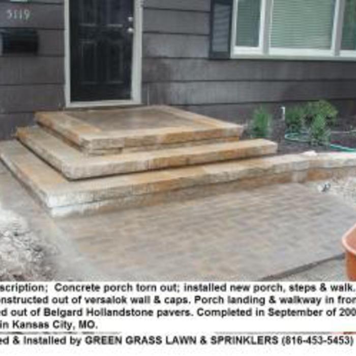 Near Complete porch view