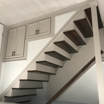 Under stairs storage & finished basement