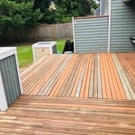 Deck staining