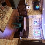 English style pub in with poker table