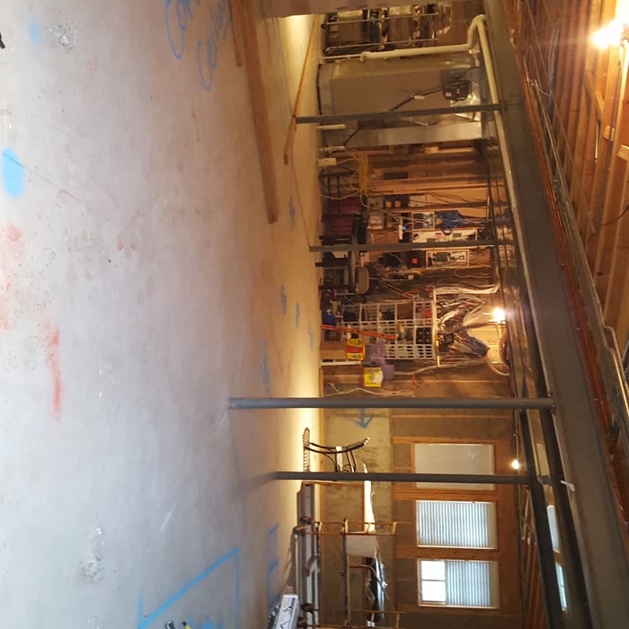 start of South Barrington basement