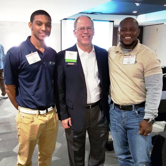 David and Clifford with NPMA president at the 2016