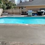 Pool deck repair