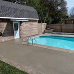 Pool deck repair