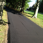 Driveway paved