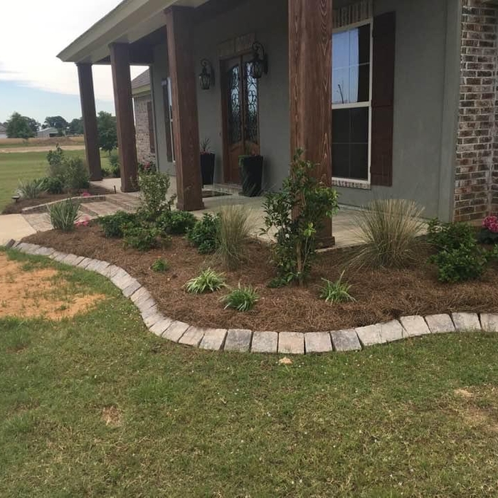 New Flowerbeds with Stones