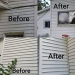 Exterior cleaning project
