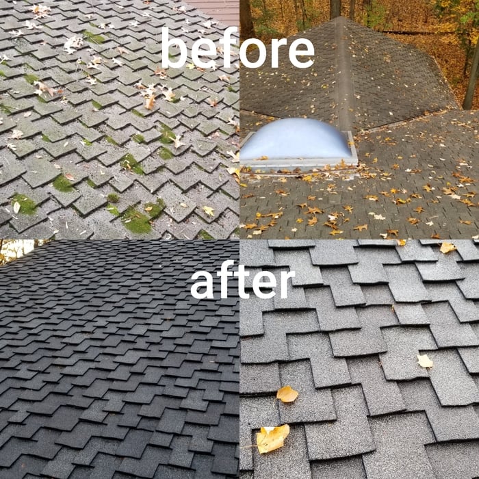 Exterior cleaning project