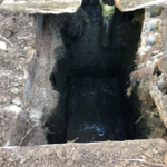 old bad septic tank in need of replacement