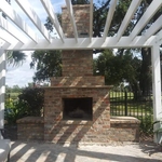 Outdoor Brick Kitchen