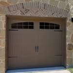 Crashed door repaired