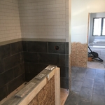 Shower progress