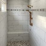 Porcelain shower
