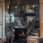 London Black Fireplace