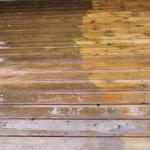 washing and staining