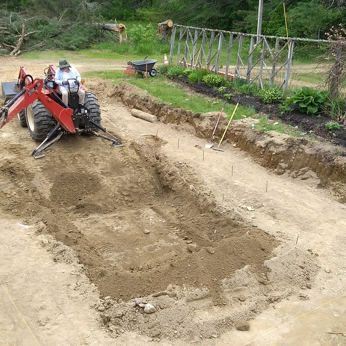 Pool excavating