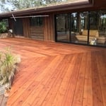 Redwood Deck. Del Mar, CA