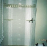 Tiled shower