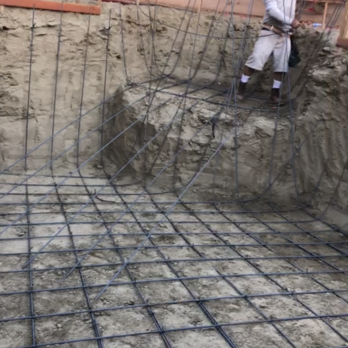 Kidney Shaped Pool w/ Raised Spa