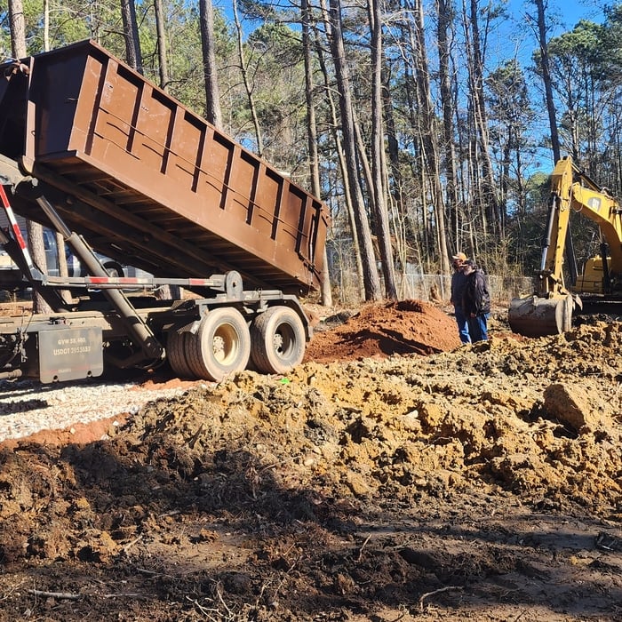Hauling off Debris